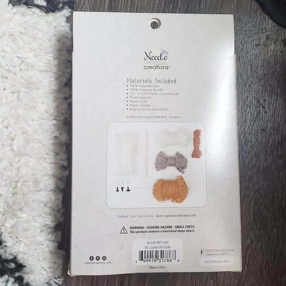 Crochet kit sloth - Picture 2 of 2